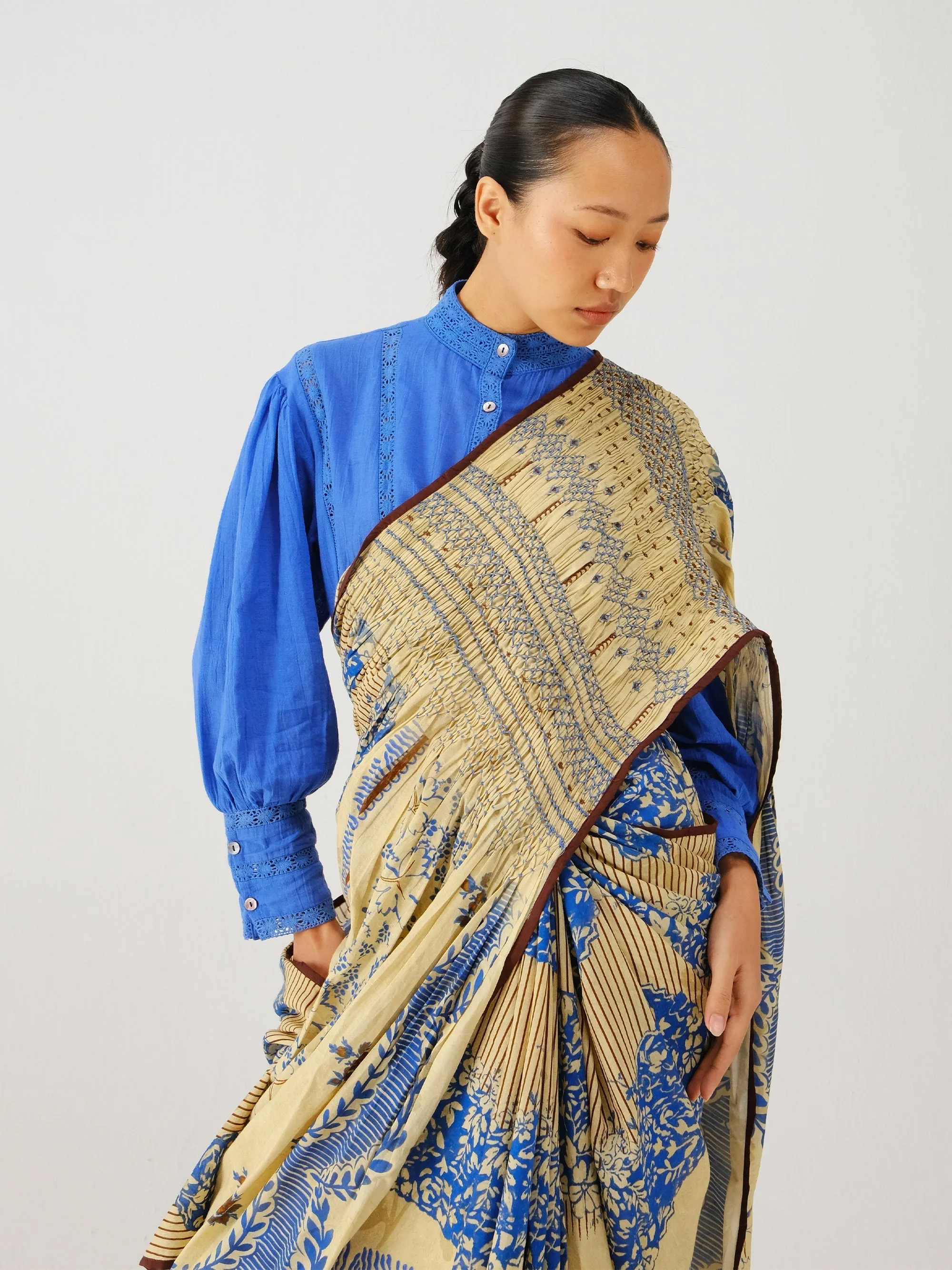 Smocked Saree + Top sold by Cord product image thumbnail 4