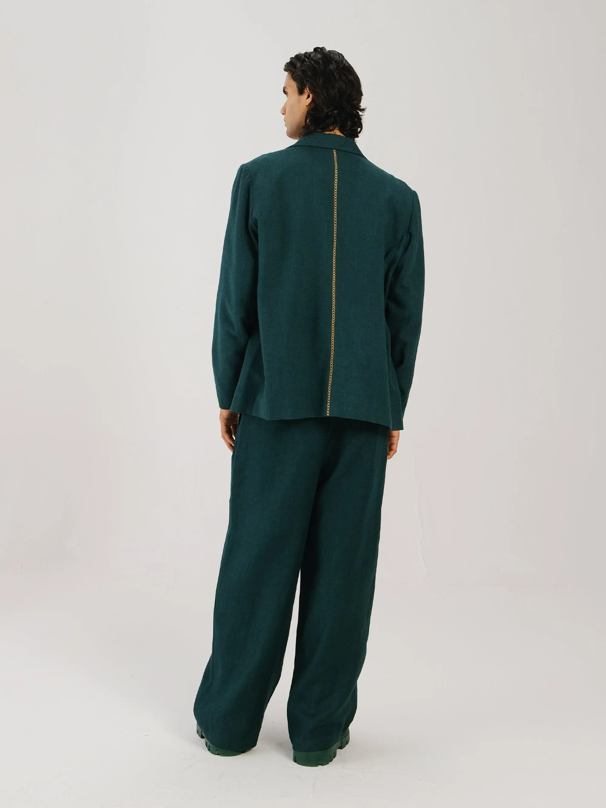 Front Smocked Blazer Set sold by Cord product image thumbnail 2