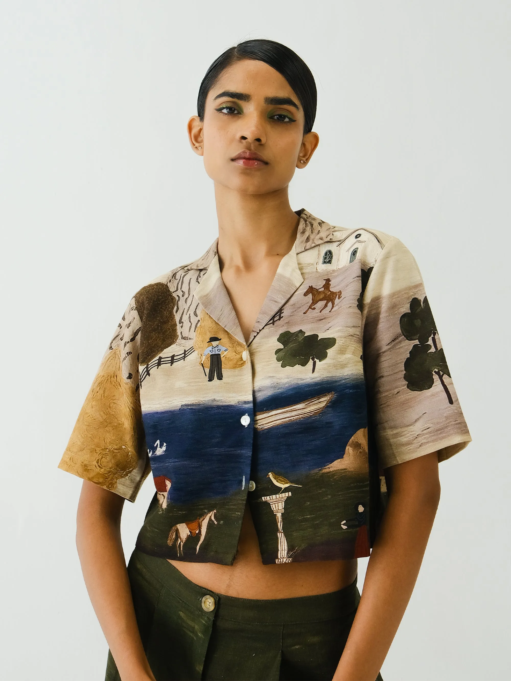 Crop Shirt sold by Cord product image thumbnail 4