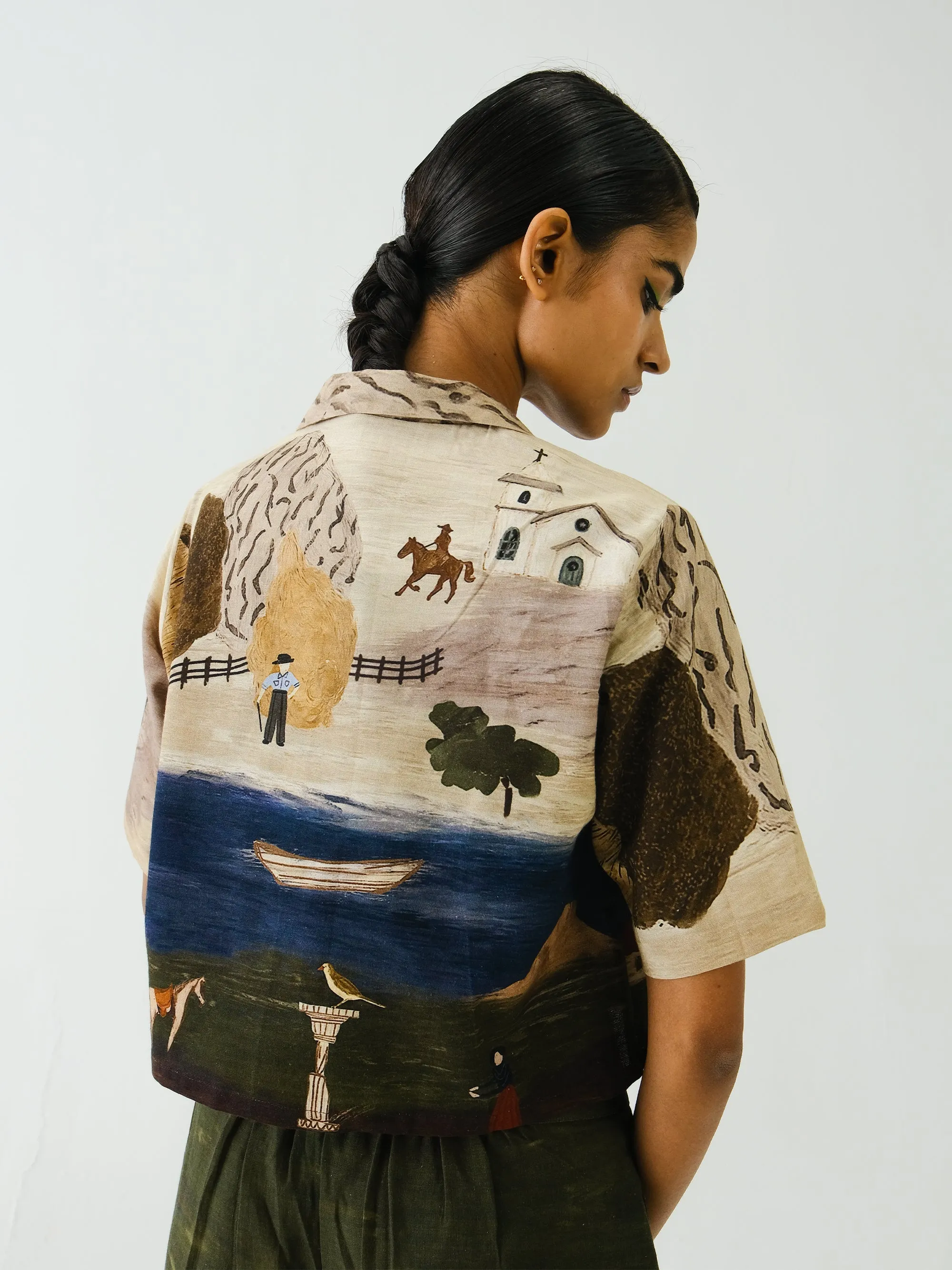 Crop Shirt sold by Cord product image thumbnail 2