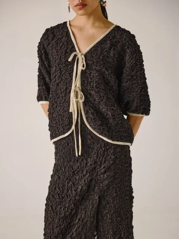 Ruffled Top made by Cord