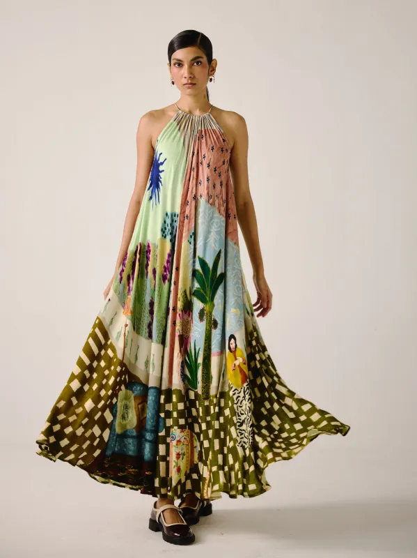 Circle Long Dress sold by Cord