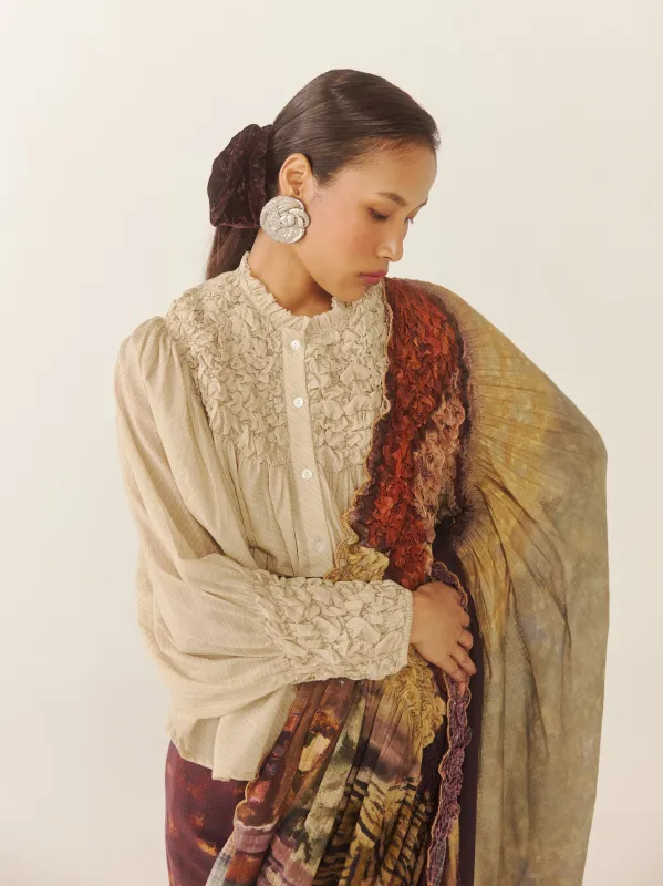 Smocked Saree + Top sold by Cord