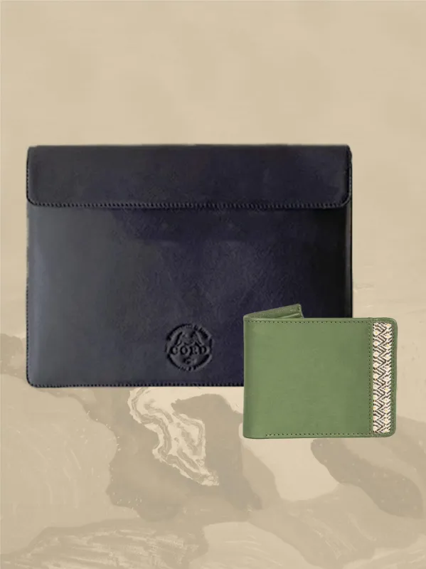 Laptop Sleeve + Bi-Fold Wallet sold by Cord
