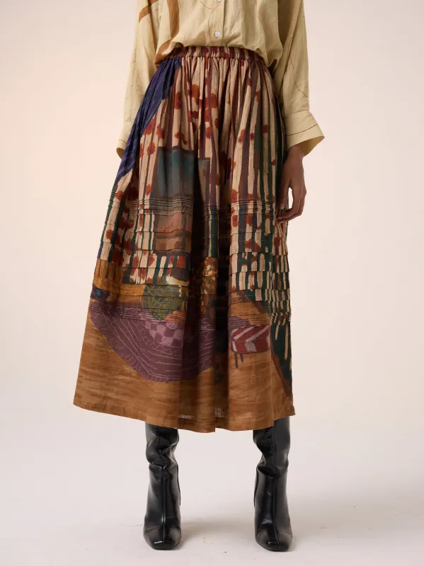 Pintuck Skirt sold by Cord