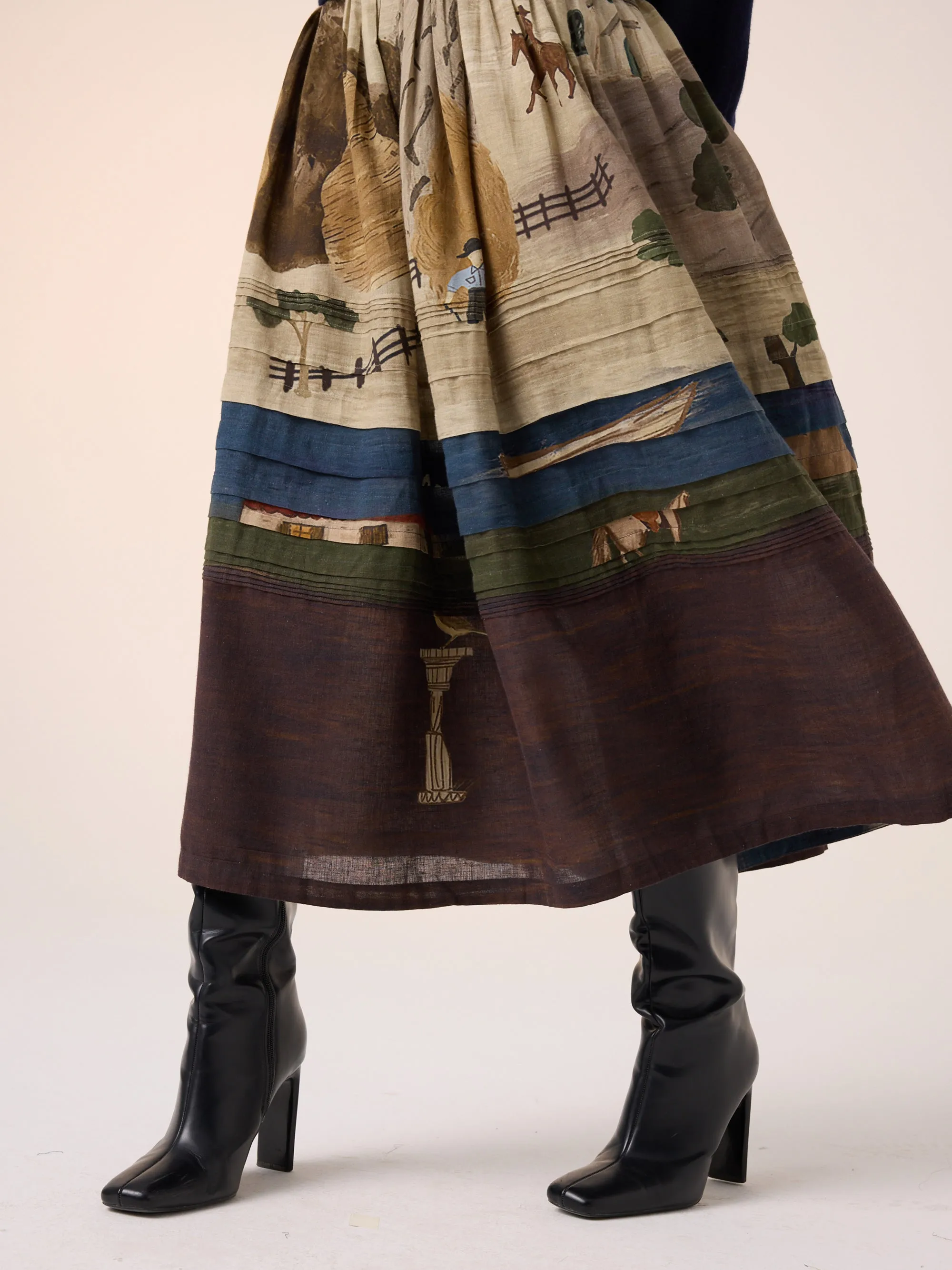 Pintuck Skirt sold by Cord product image thumbnail 2