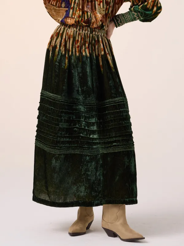 Pintuck Skirt sold by Cord