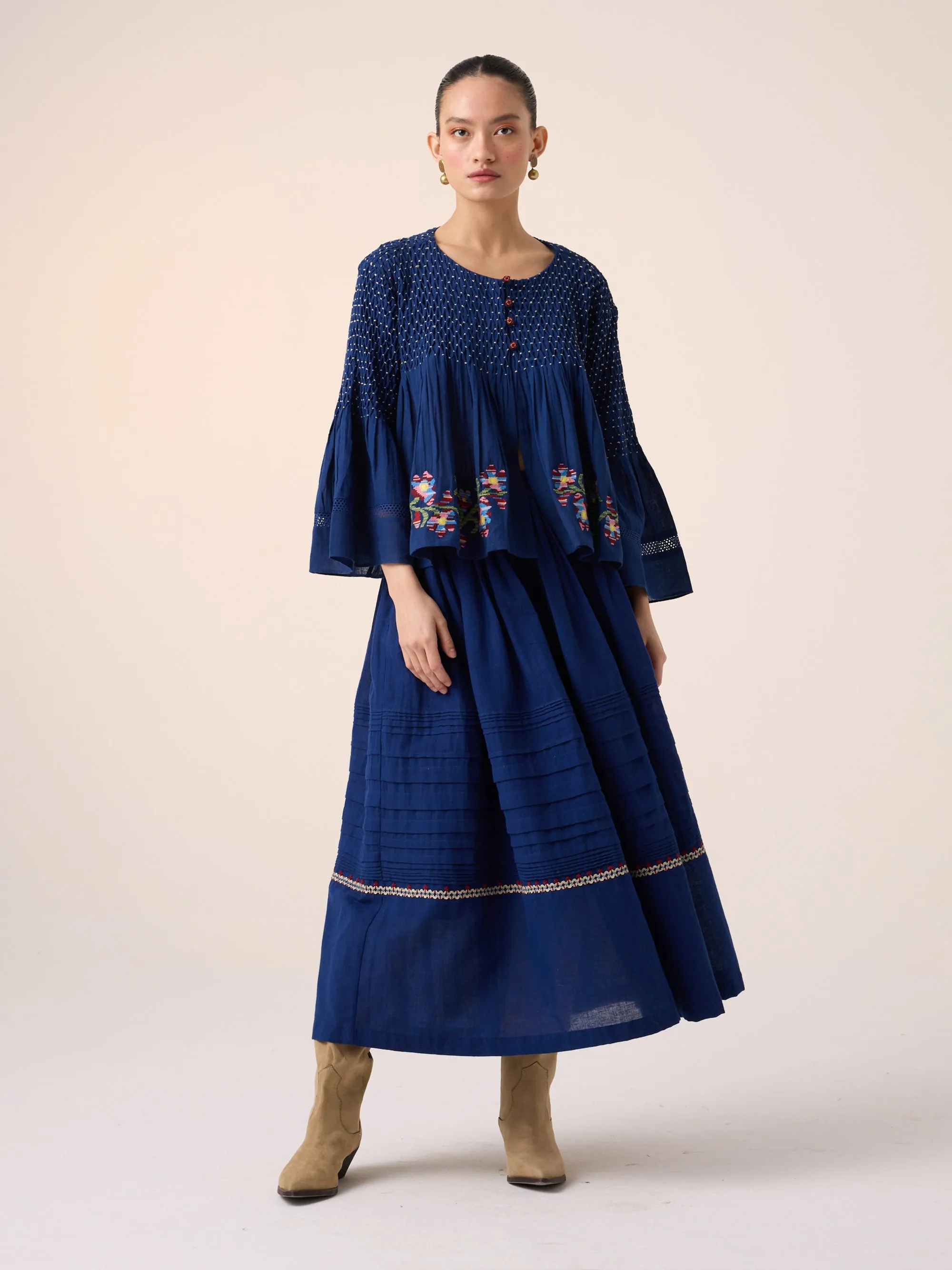 Pintuck Skirt sold by Cord product image thumbnail 2