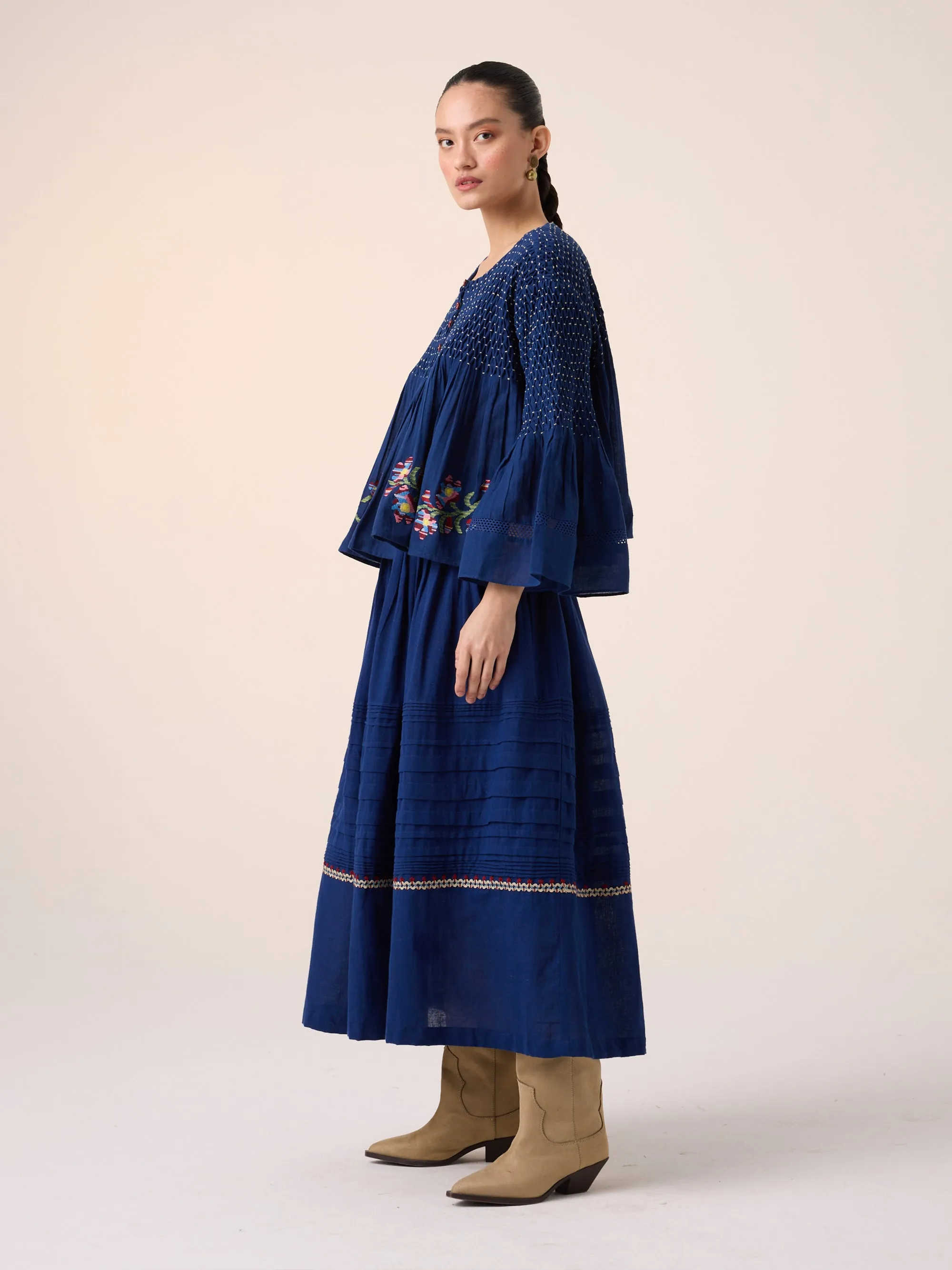 Pintuck Skirt sold by Cord product image thumbnail 3