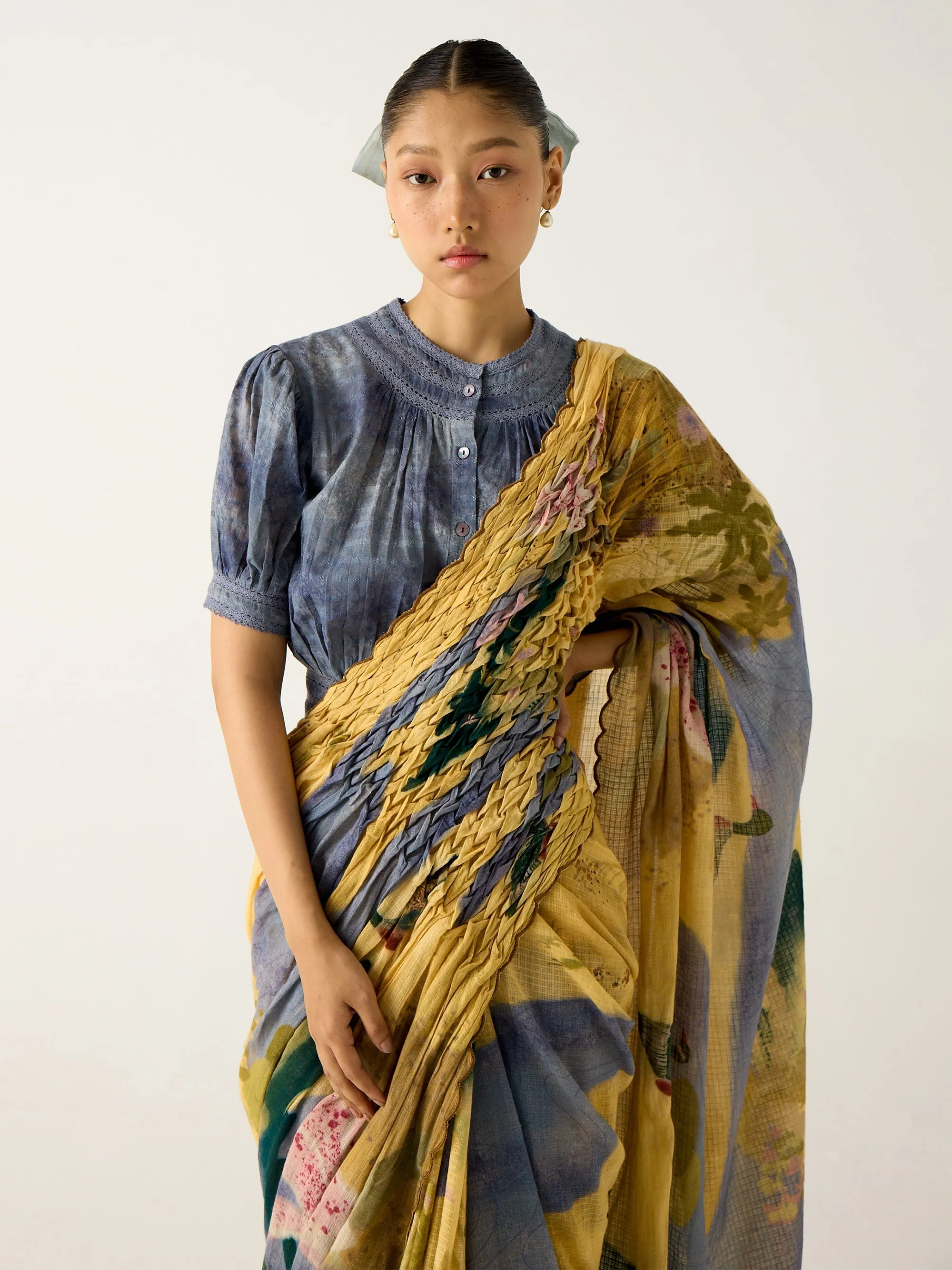 Smocked Saree + Top sold by Cord product image thumbnail 3