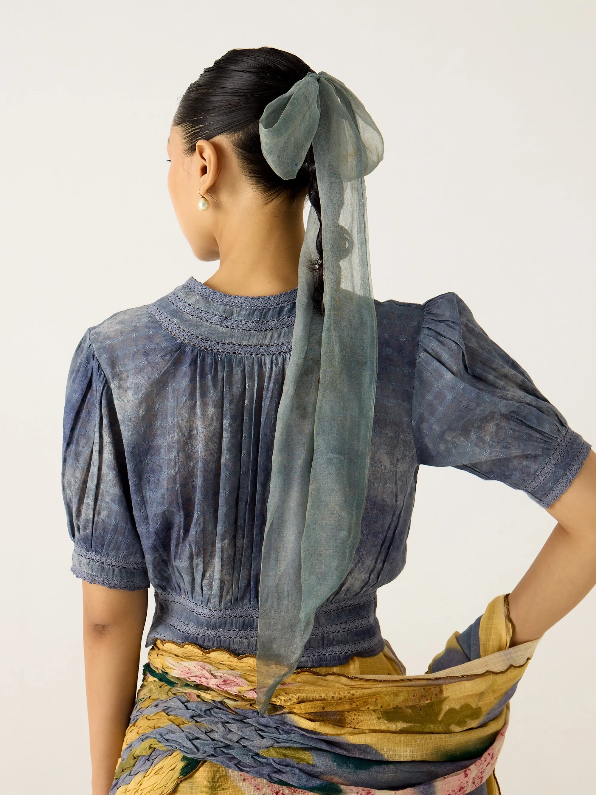 Smocked Saree + Top sold by Cord product image thumbnail 4