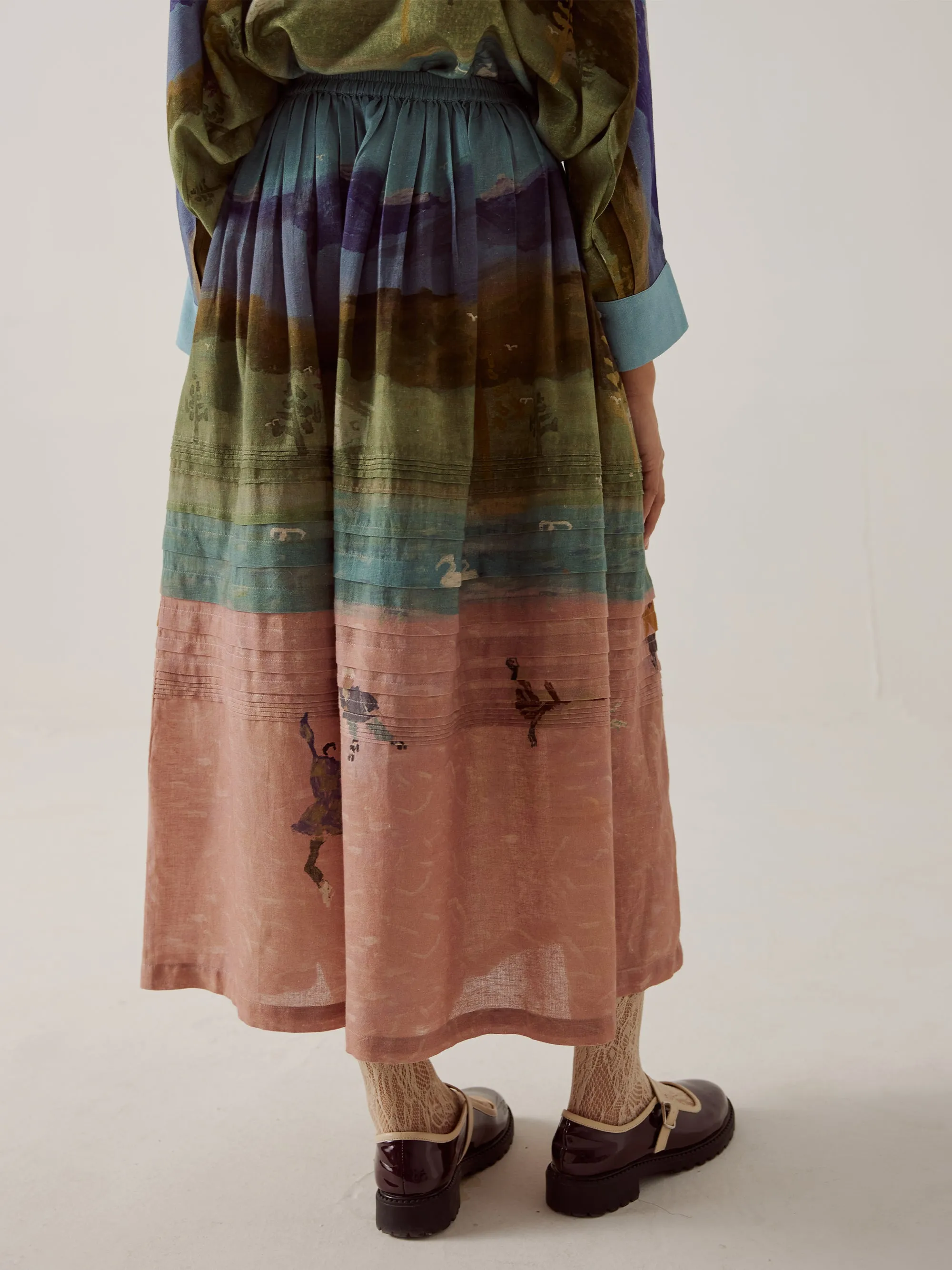 Pintuck Skirt sold by Cord product image thumbnail 2