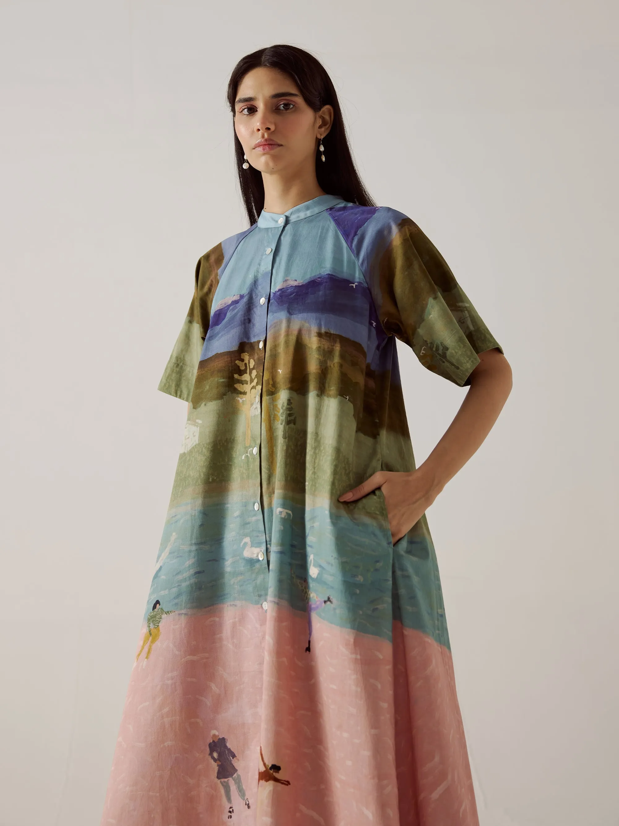 A-Line Long Dress sold by Cord product image thumbnail 5