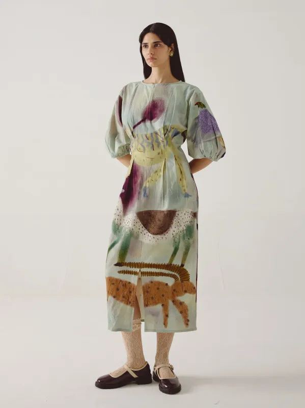 Shaft Dress made by Cord