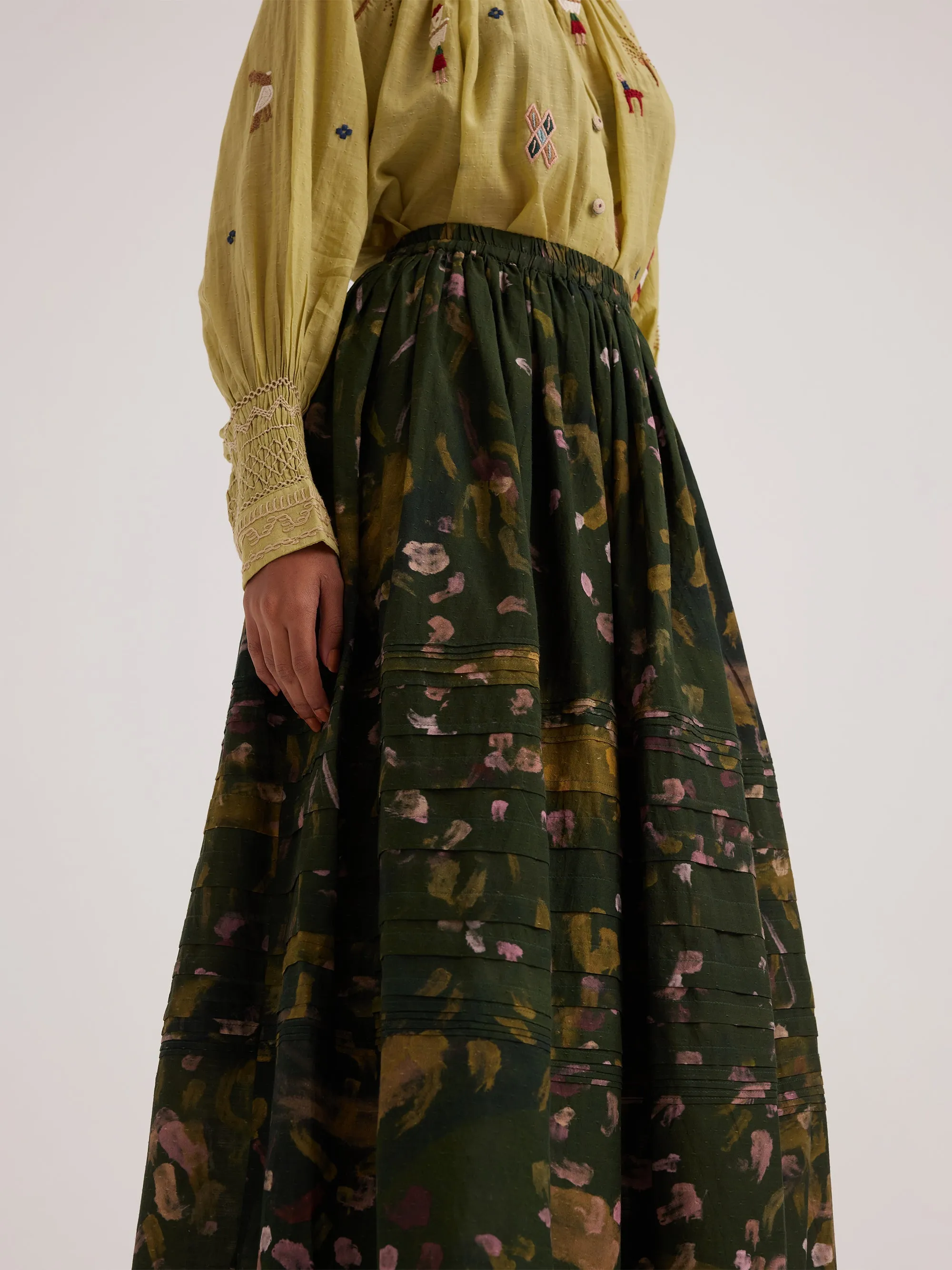 Pintuck Skirt sold by Cord product image thumbnail 5