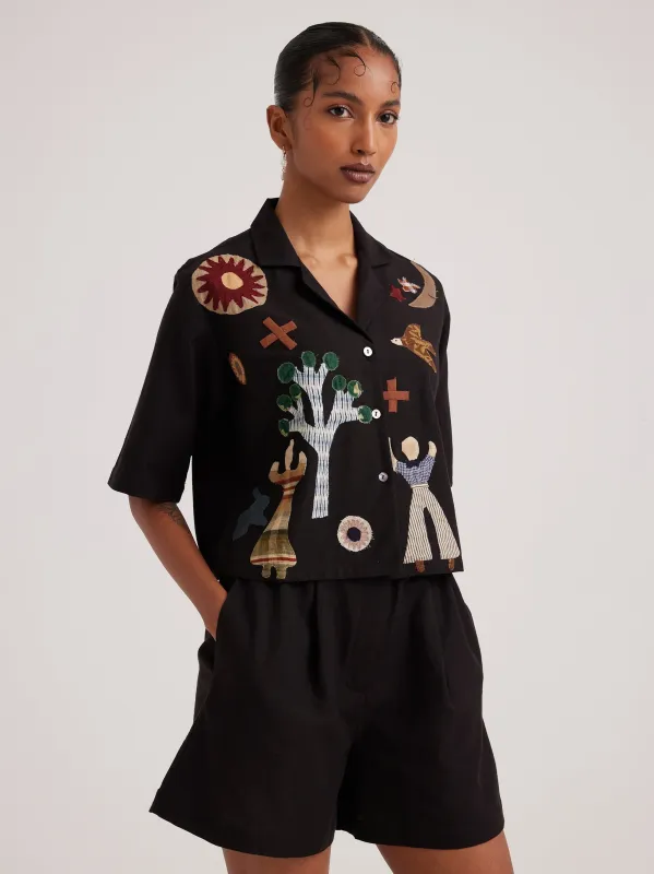 Crop Shirt made by Cord