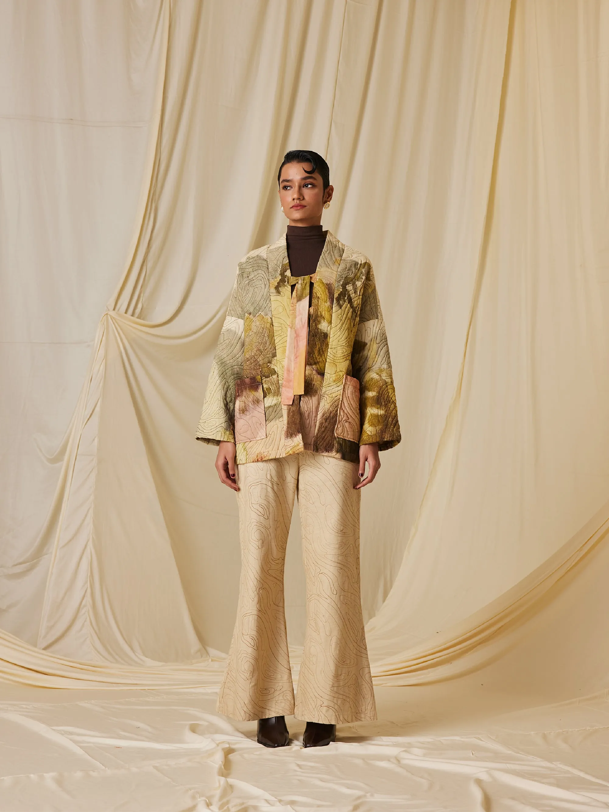 Quilted Front Open Jacket sold by Cord product image thumbnail 5