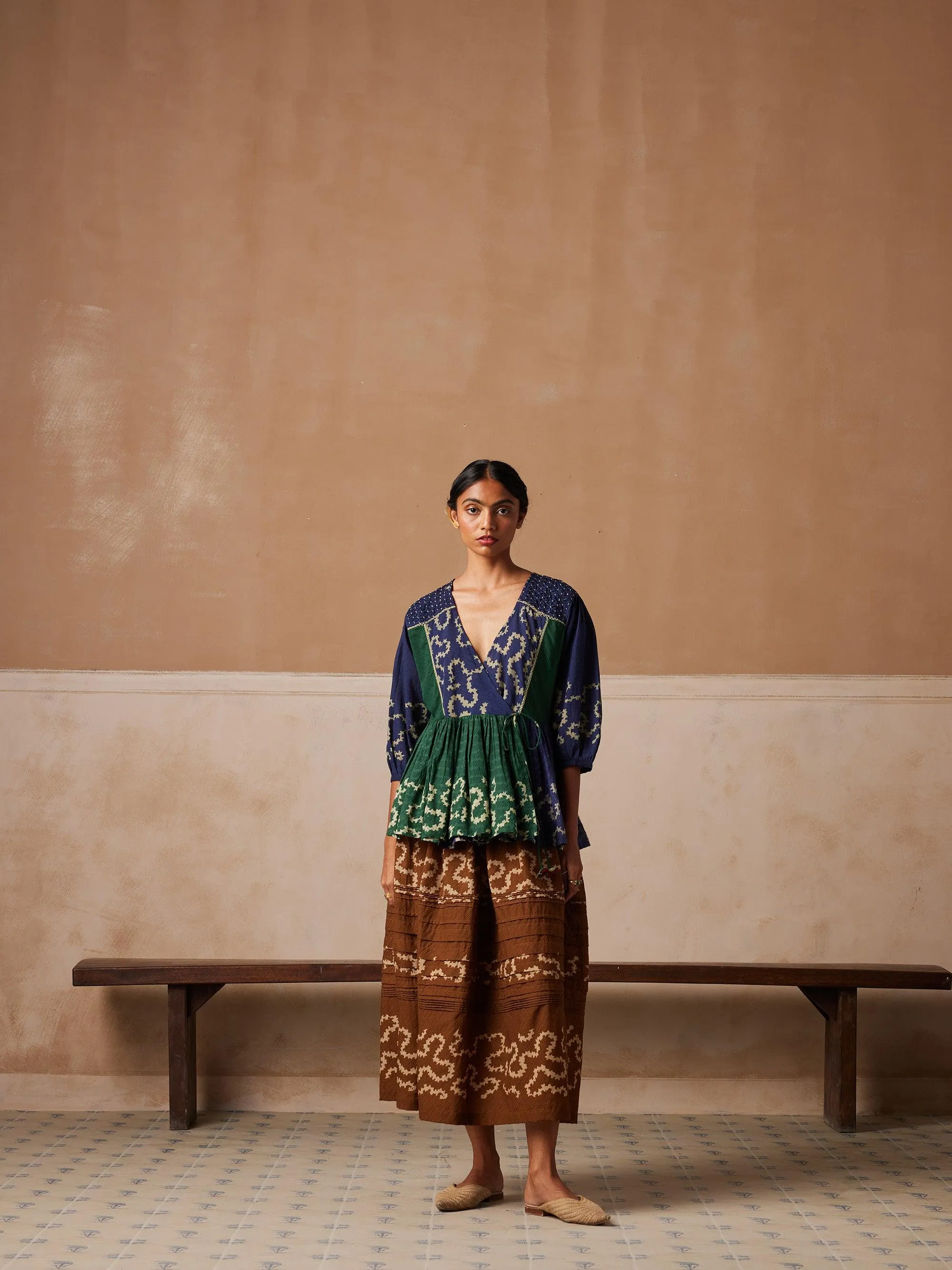 Pintuck Skirt sold by Cord