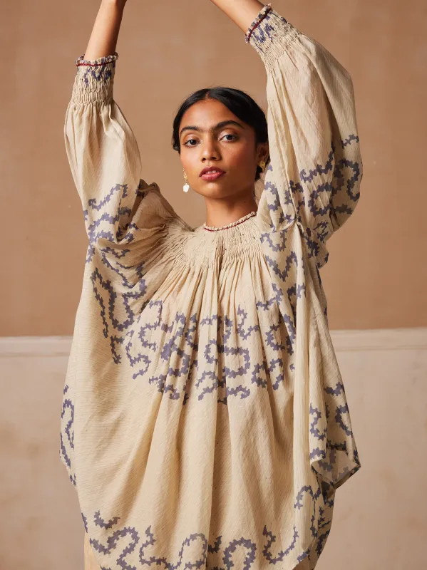 Gathered Top made by Cord