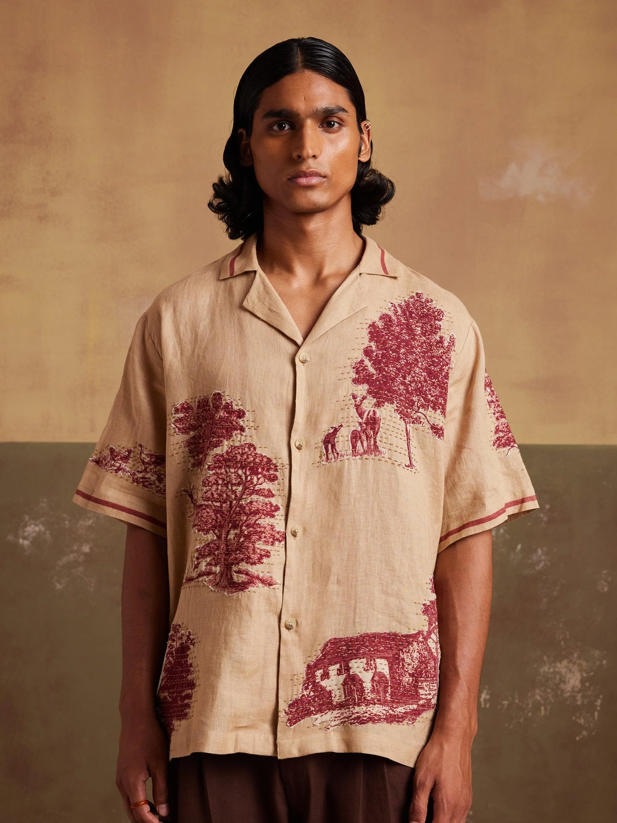 Patched Uni Shirt sold by Cord