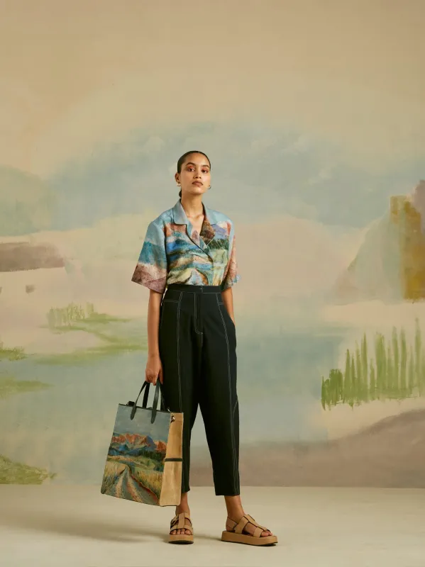 60'S Shirt + Highland Tote Valley made by Cord