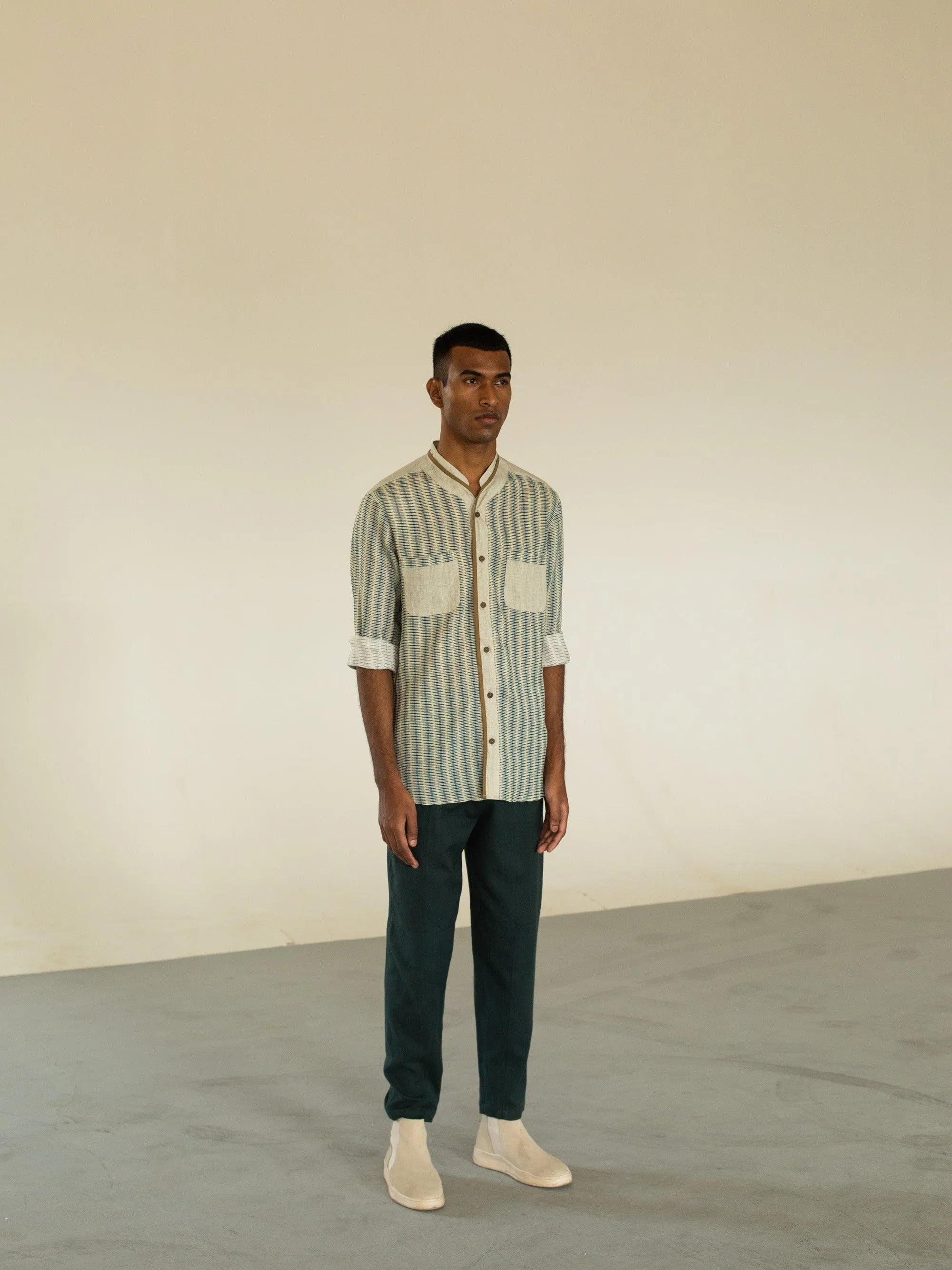 Collarless Shirt sold by Cord product image thumbnail 2