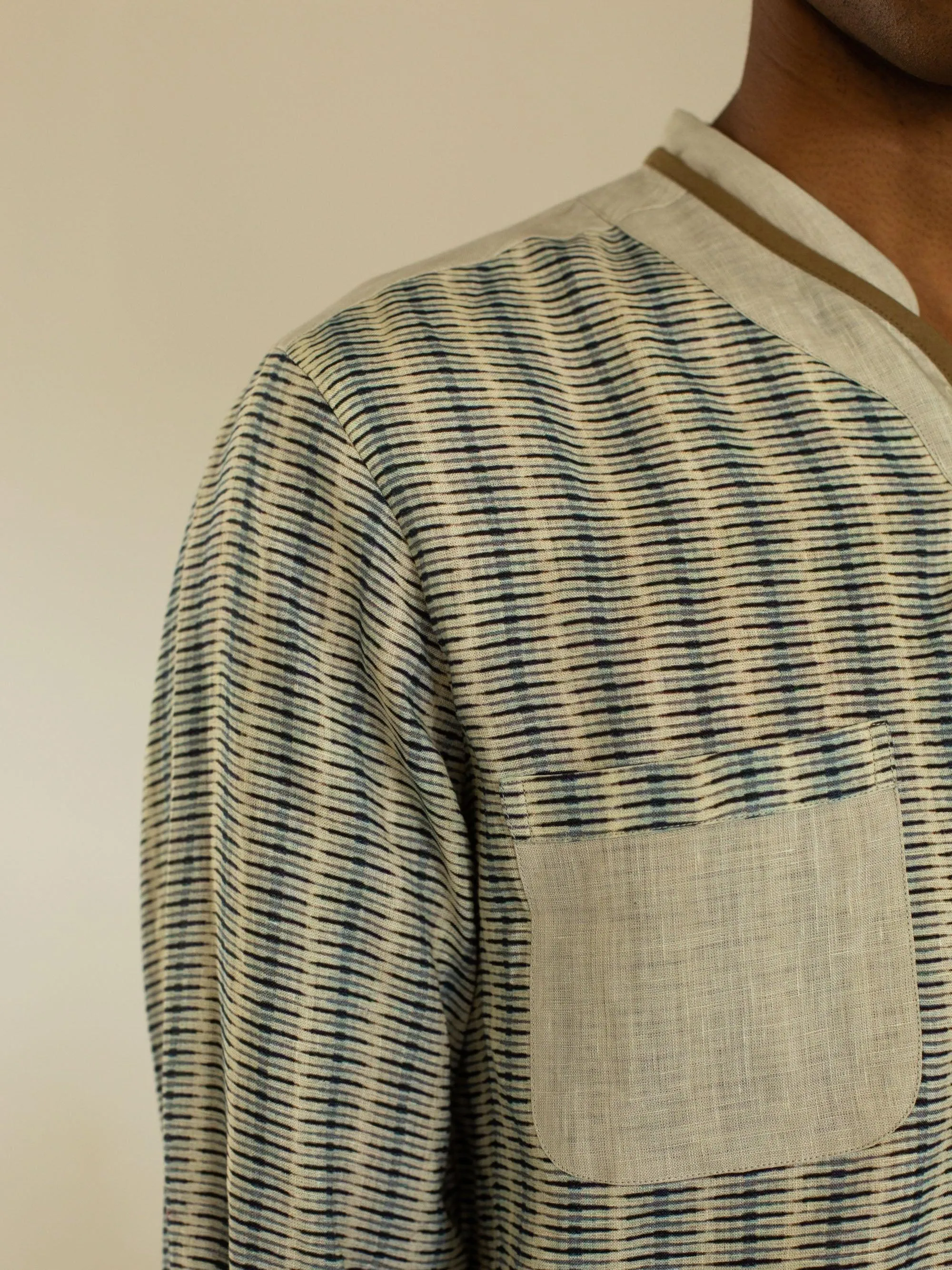 Collarless Shirt sold by Cord product image thumbnail 4