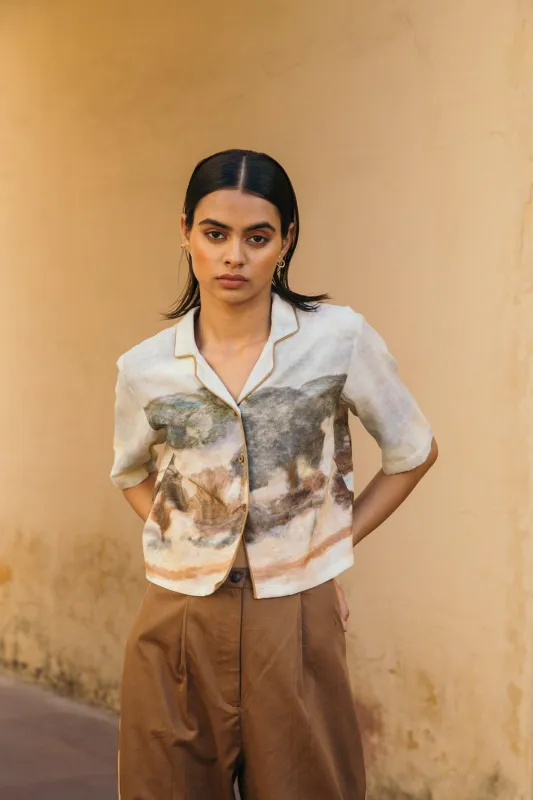 Crop Shirt made by Cord
