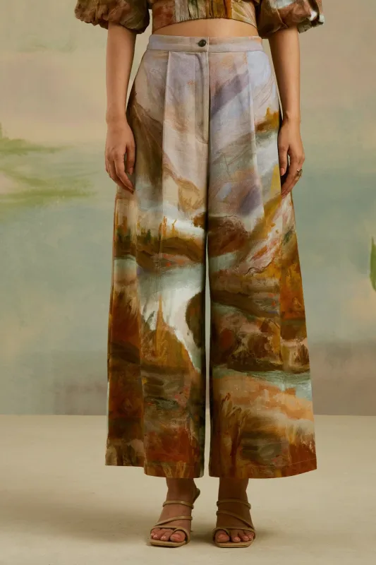 Wide Leg Pants made by Cord
