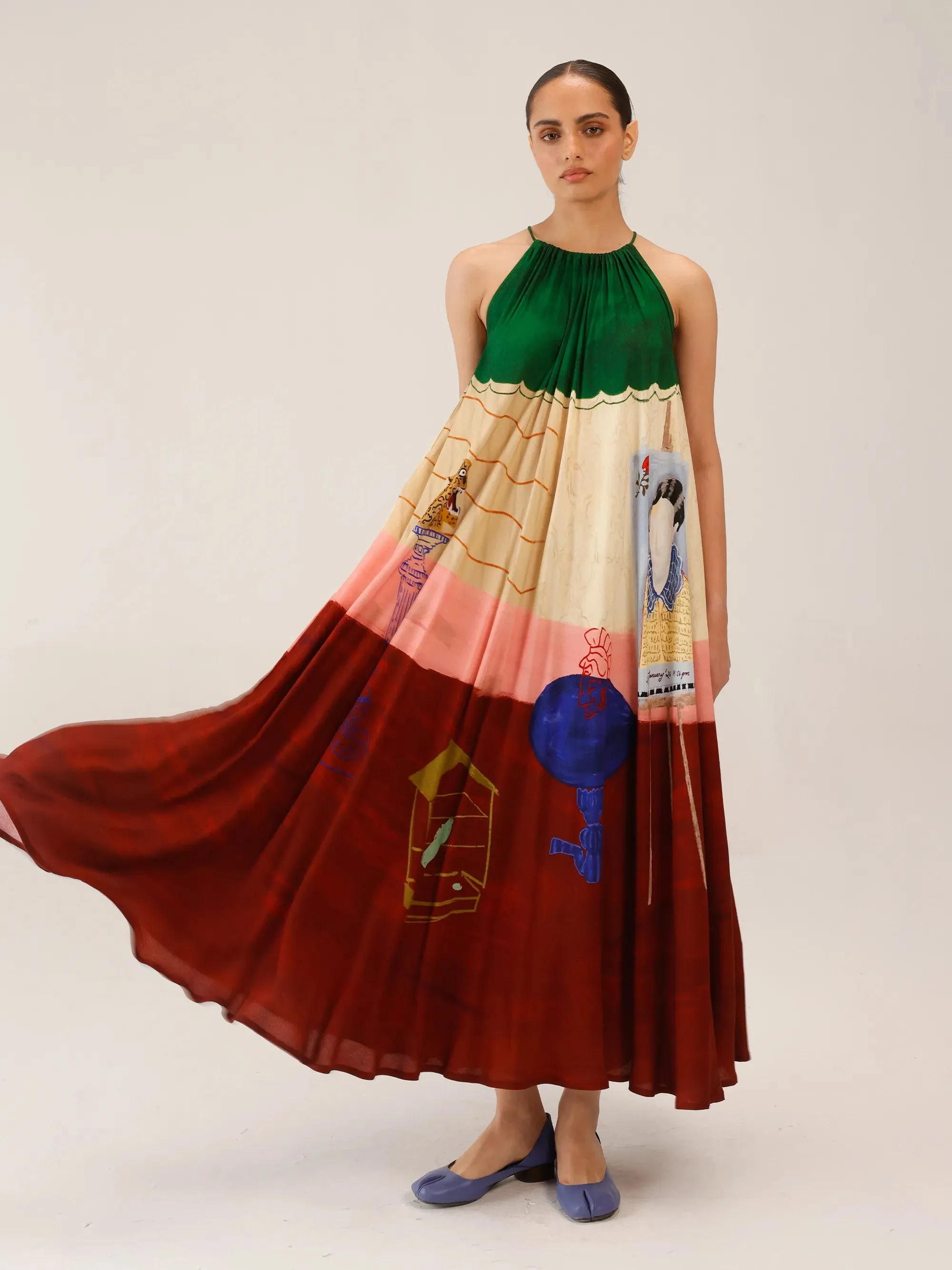 Circle Long Dress sold by Cord product image thumbnail 4