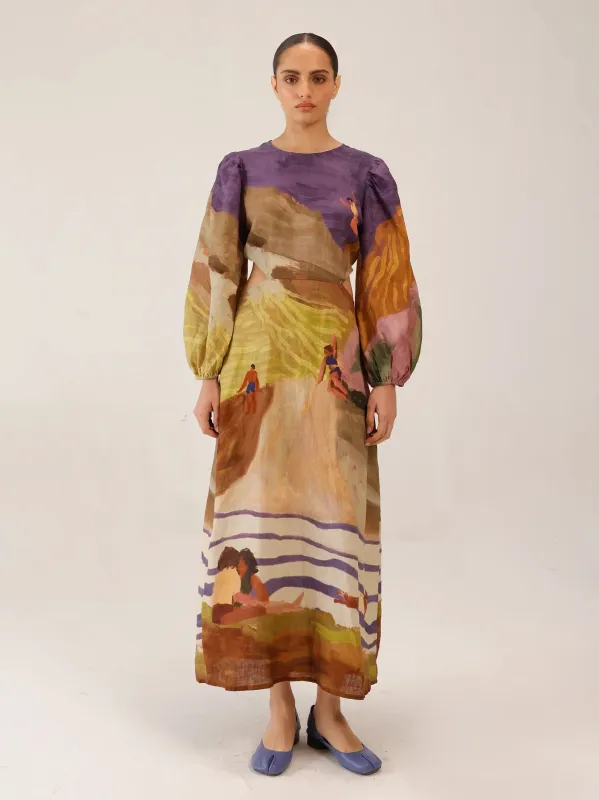 Euro Long Dress made by Cord