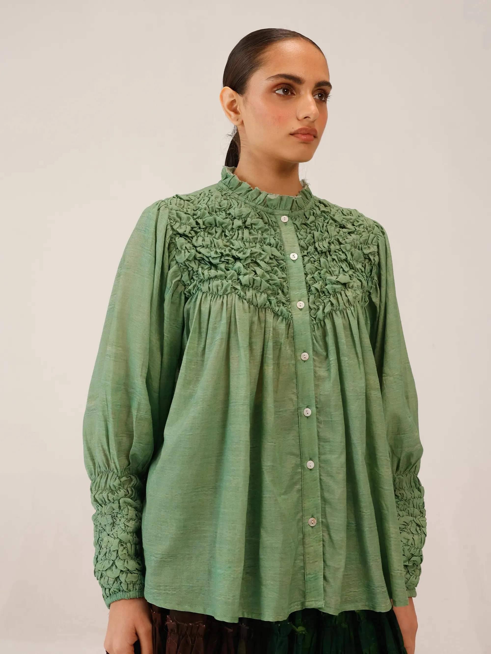 Smocked Shirt sold by Cord product image thumbnail 5