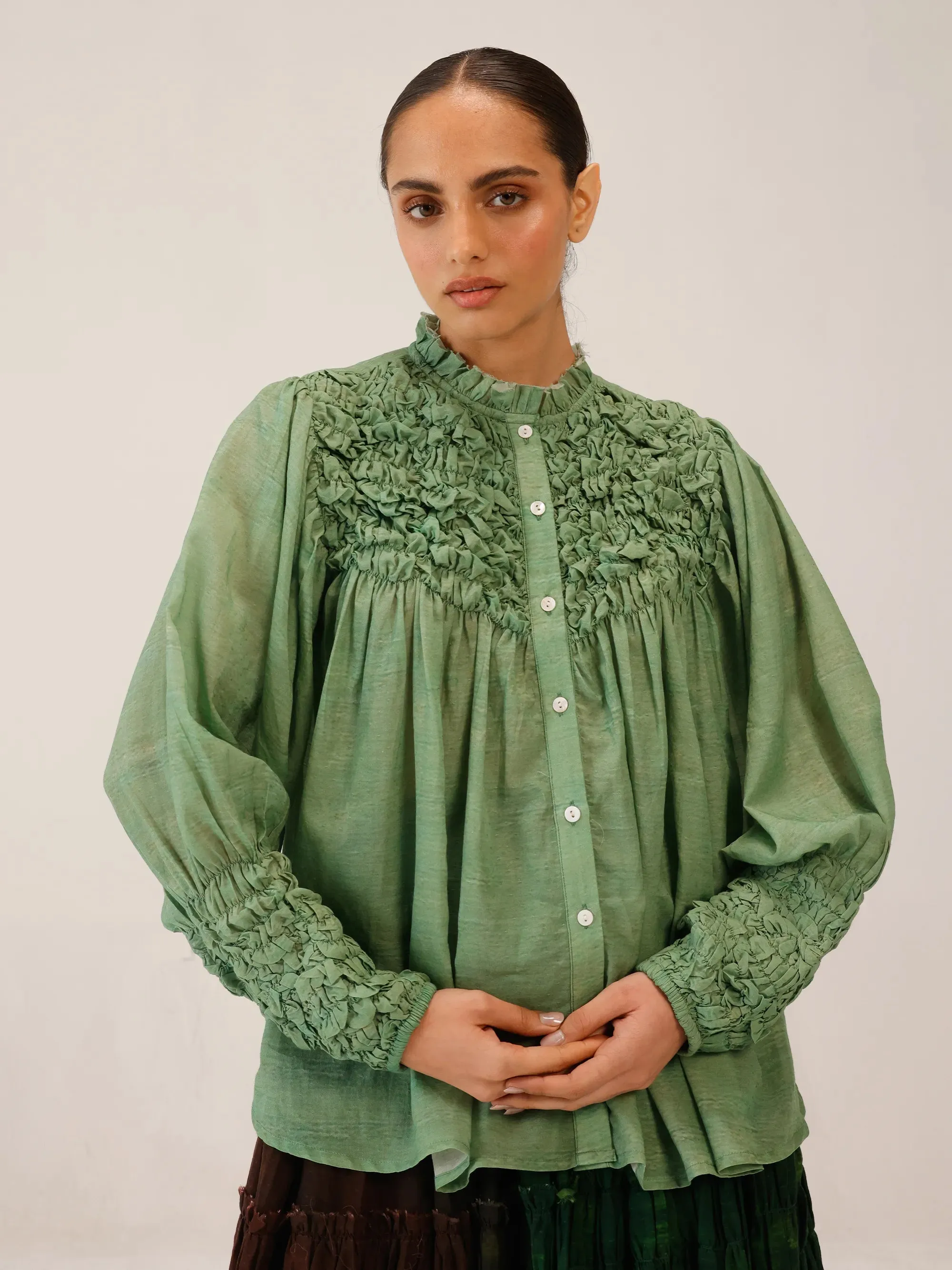 Smocked Shirt sold by Cord product image thumbnail 3