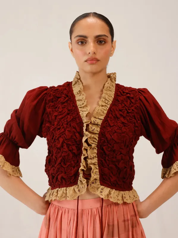 Rooshed Blouse made by Cord