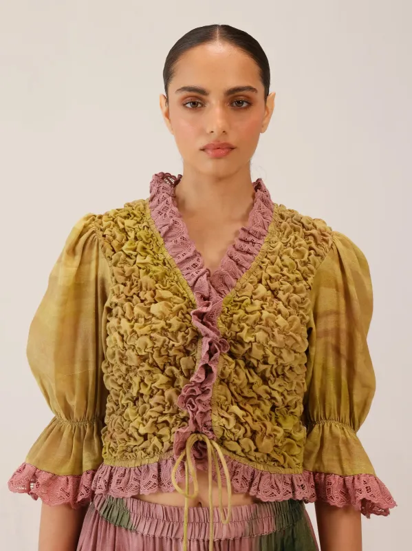 Rooshed Blouse made by Cord