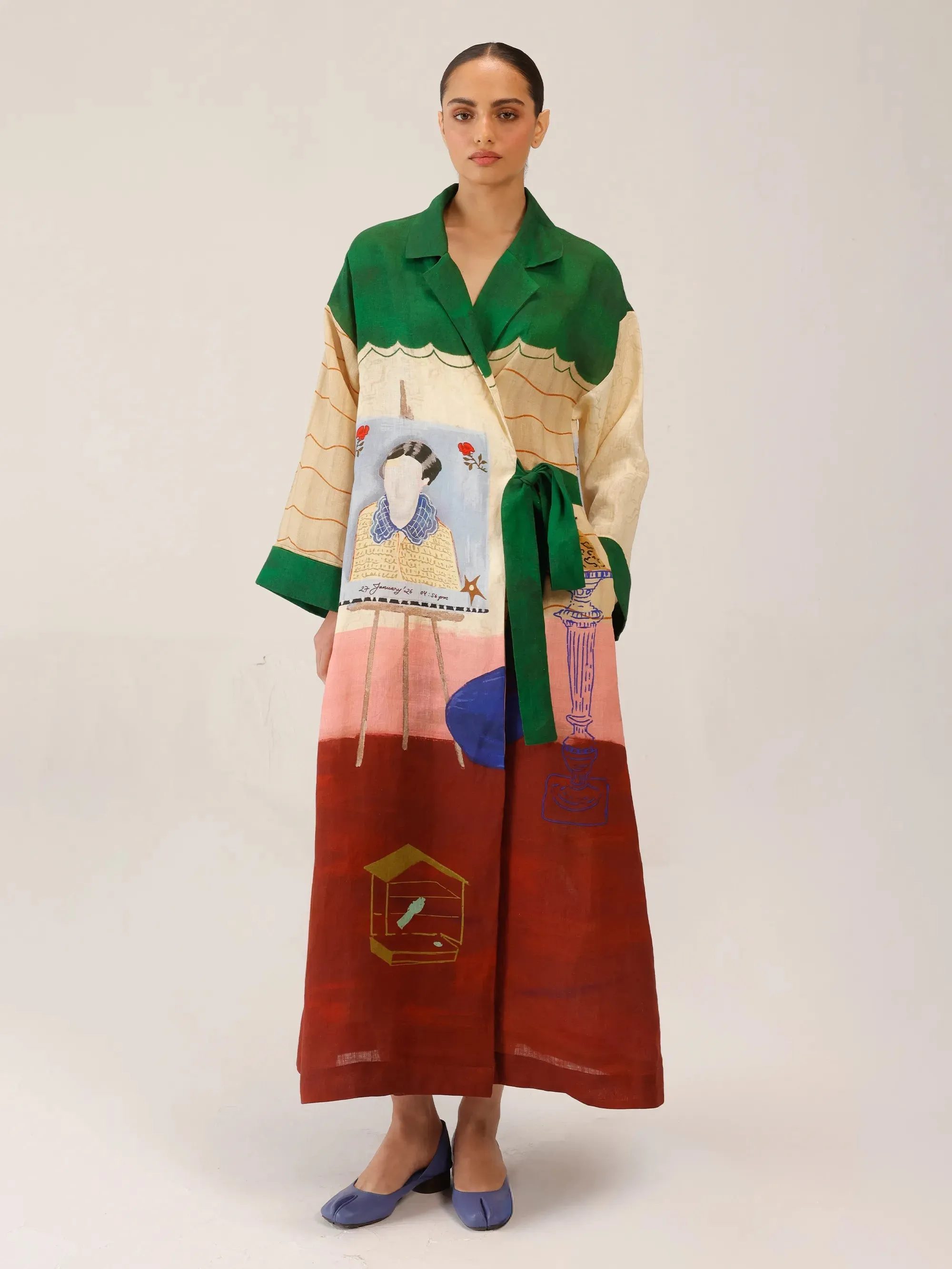 Tie Up Dress sold by Cord product image thumbnail 2