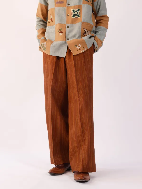 Double Pleat Pant made by Cord