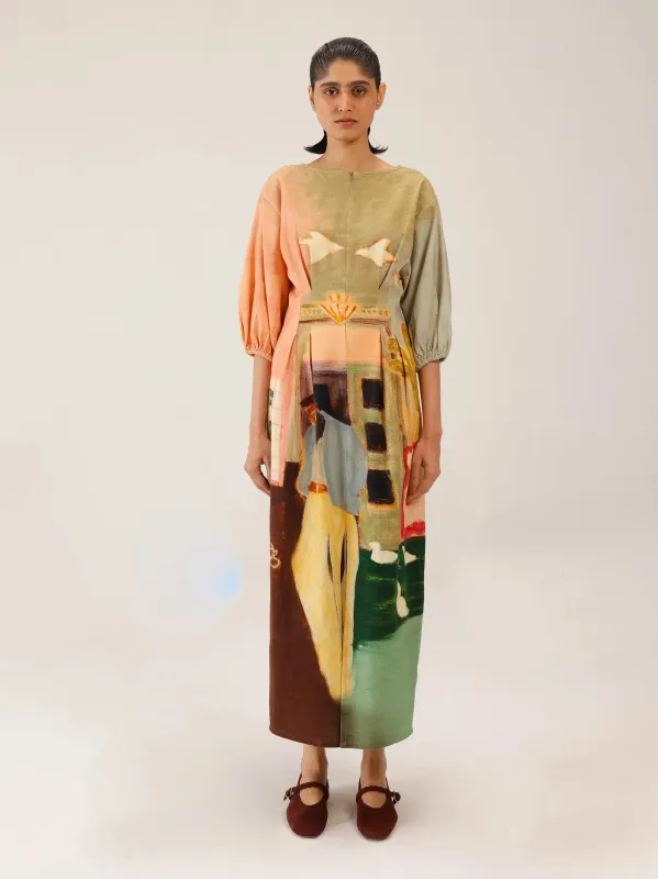 Shaft Dress made by Cord