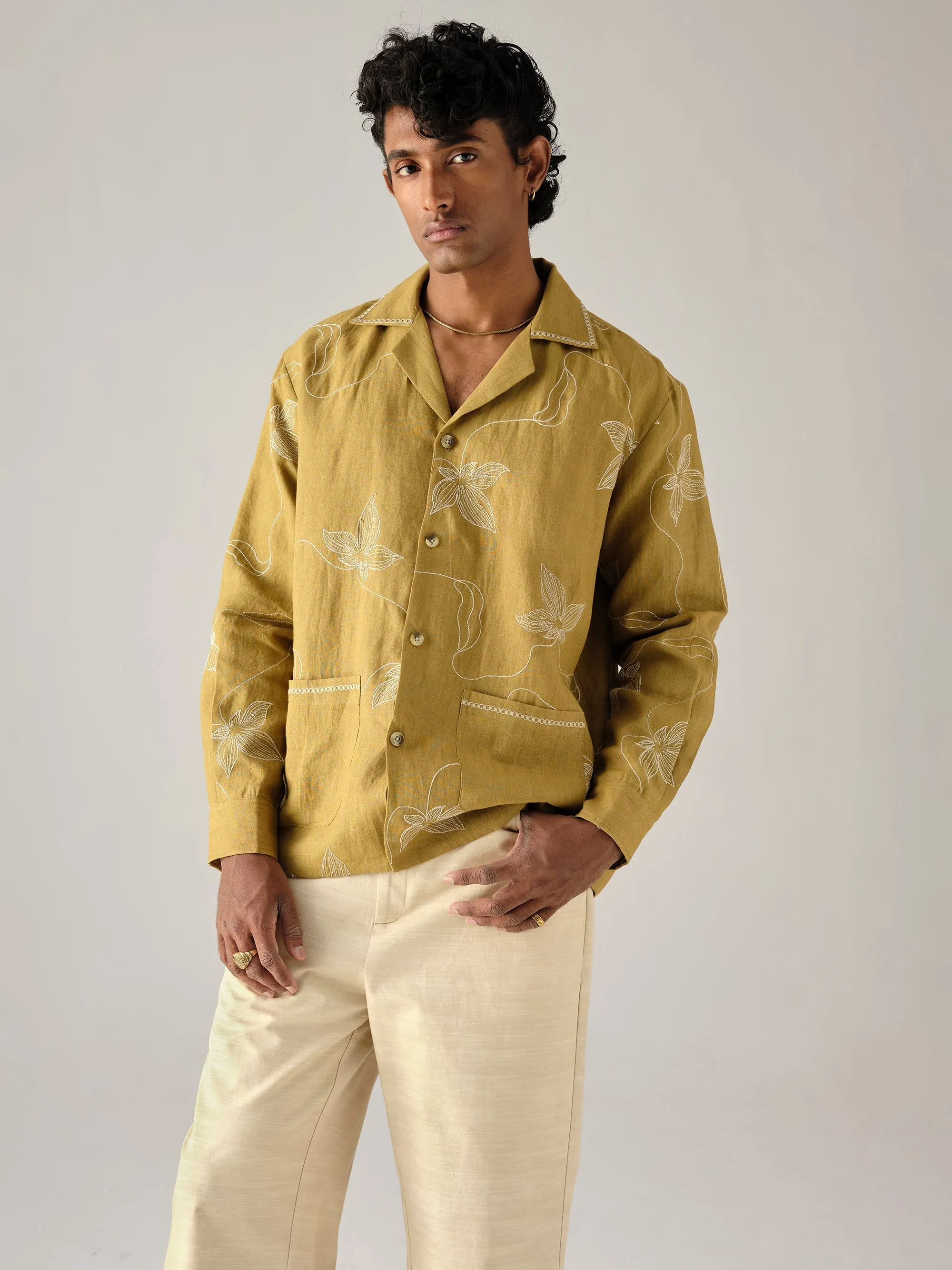 Bloomer Shacket sold by Cord product image thumbnail 4
