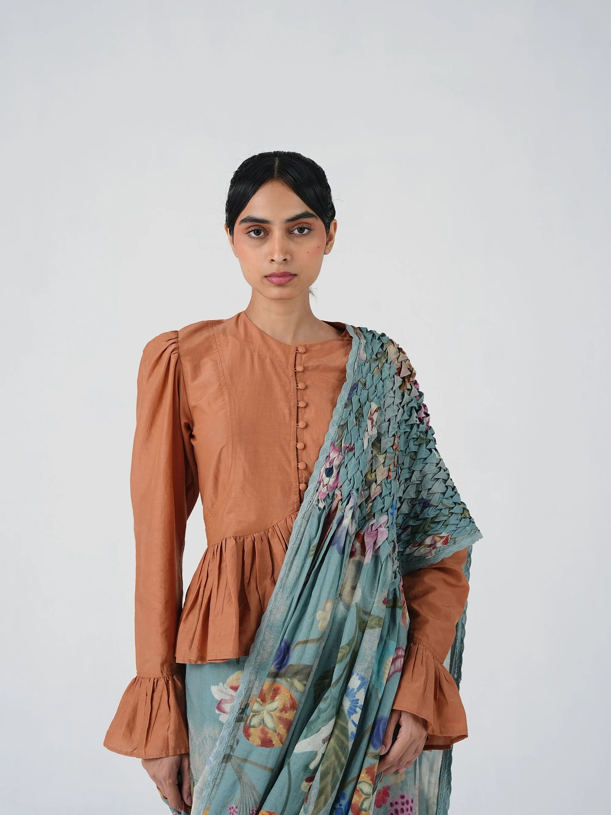 Smocked Saree sold by Cord product image thumbnail 4