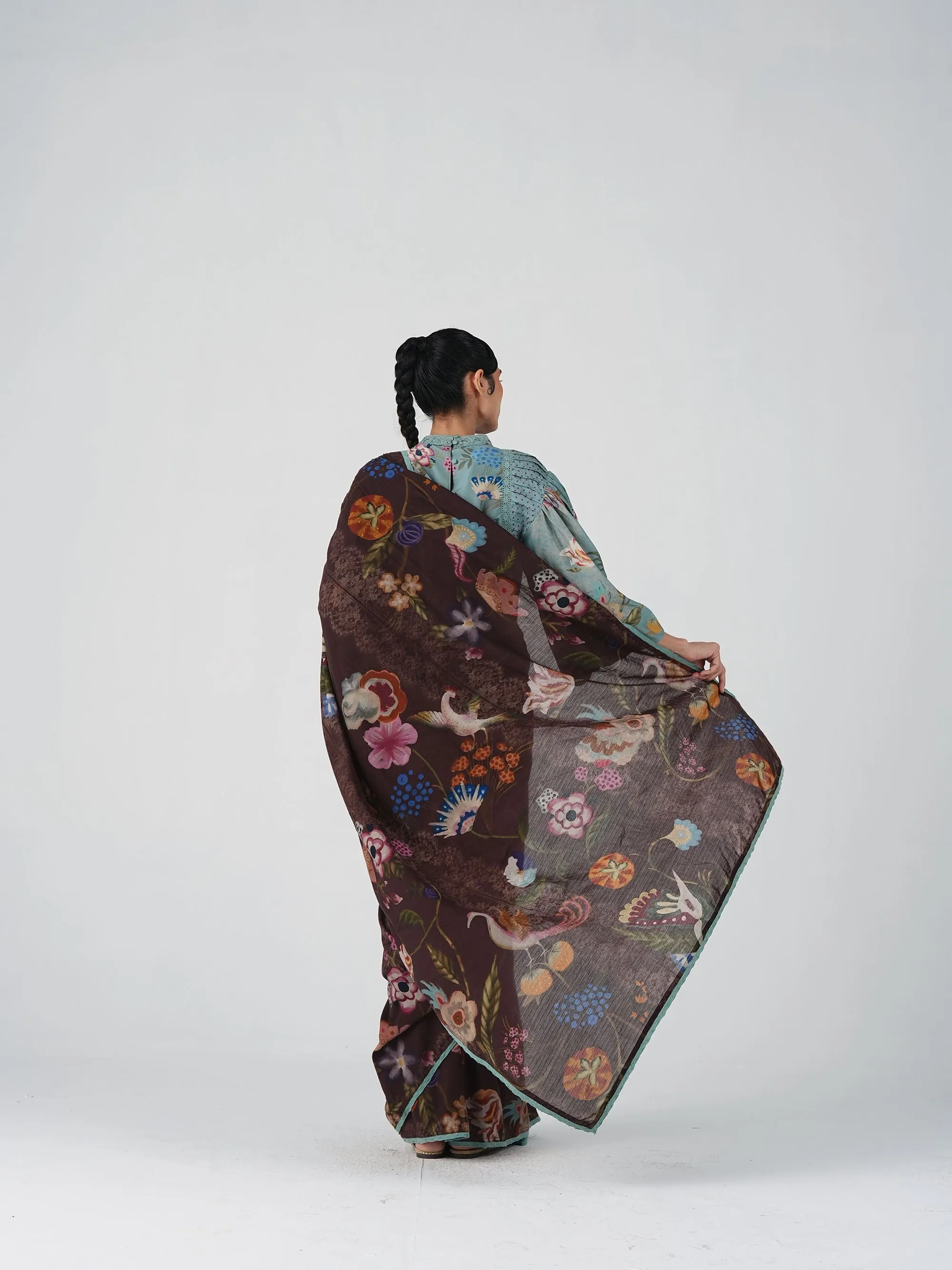 Smocked Saree sold by Cord product image thumbnail 3