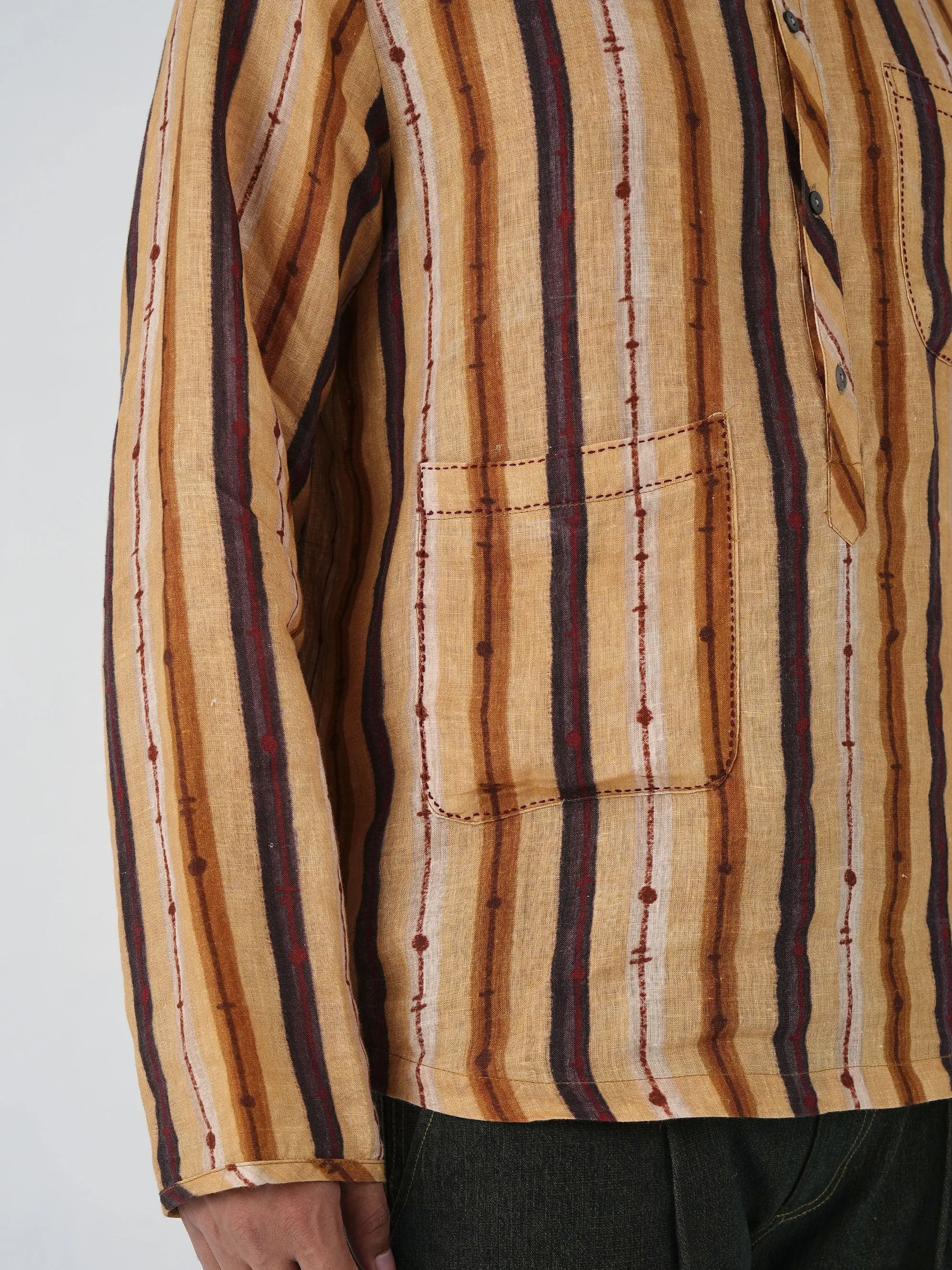 Zen Collarless Shirt sold by Cord product image thumbnail 4