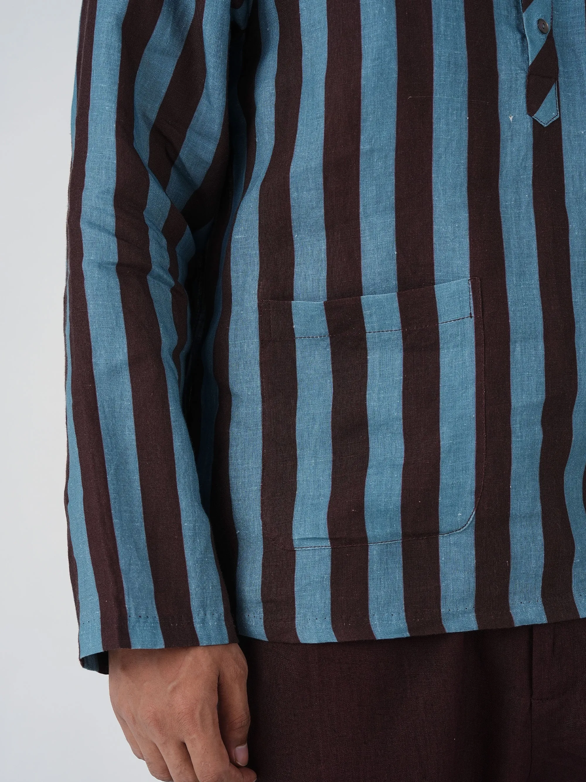 Zen Collarless Shirt sold by Cord product image thumbnail 4