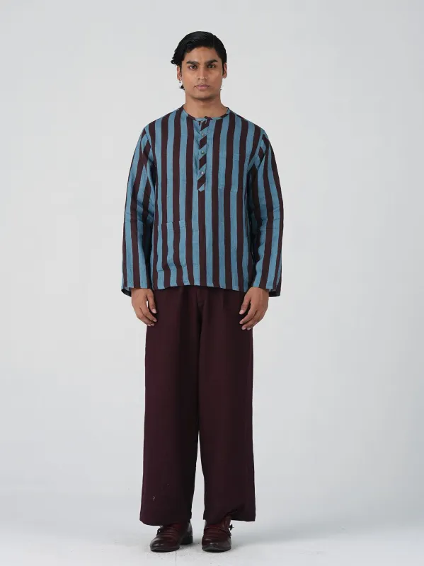 Zen Collarless Shirt made by Cord