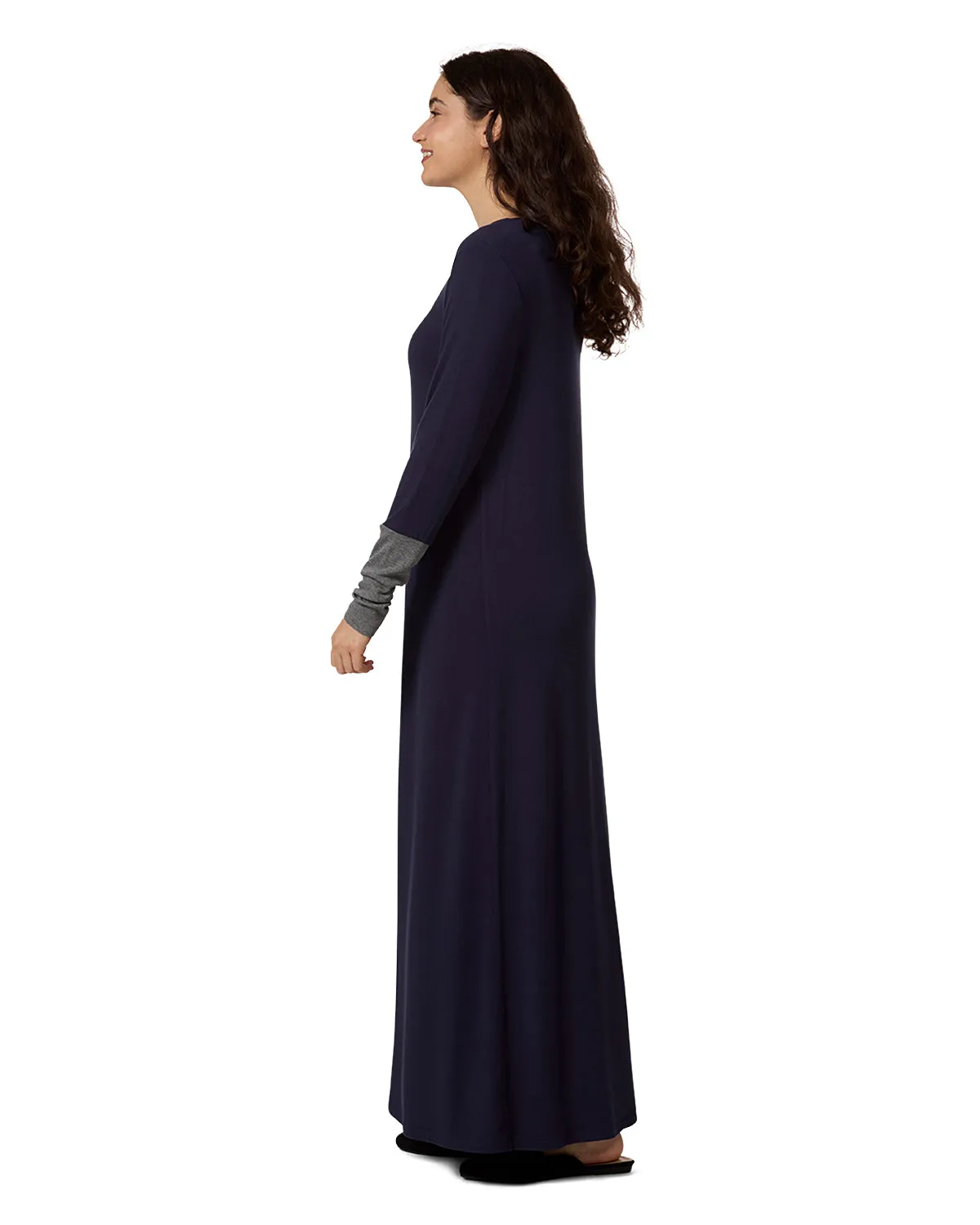 Women's Sweetheart Modal Blend Full-Length Nightgown sold by MeMoi product image thumbnail 2