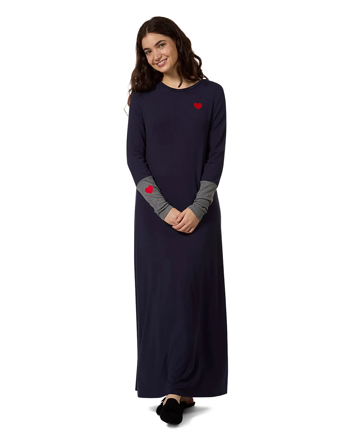 Women's Sweetheart Modal Blend Full-Length Nightgown sold by MeMoi