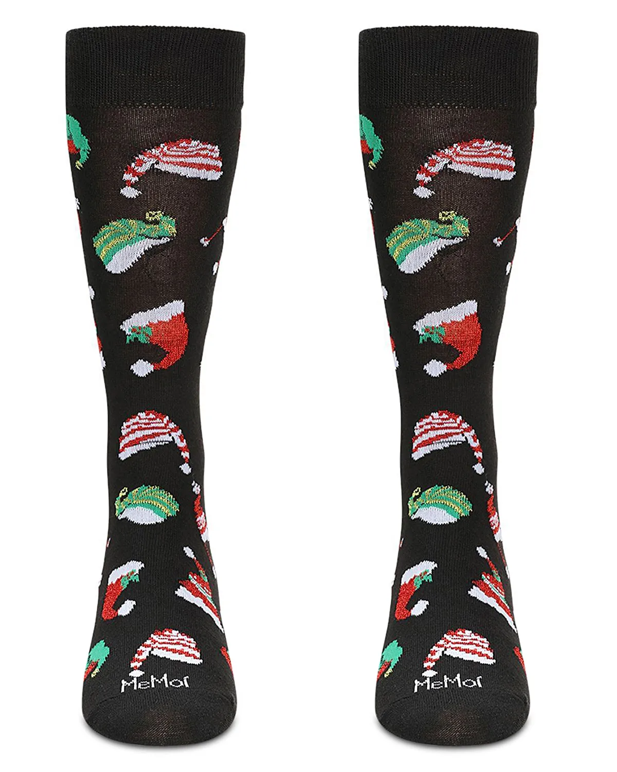 2 Pair Men's Rayon Blend Christmas Holiday Novelty Crew Socks sold by MeMoi product image thumbnail 5