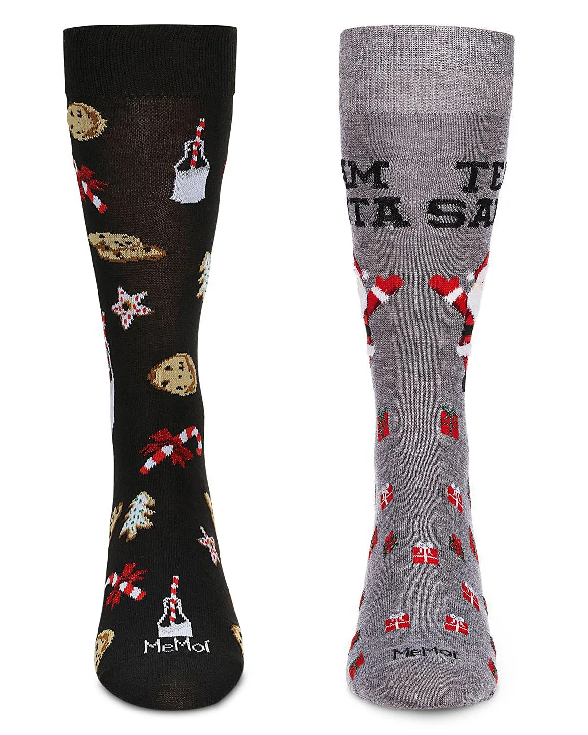 2 Pair Men's Rayon Blend Christmas Holiday Novelty Crew Socks sold by MeMoi product image thumbnail 4