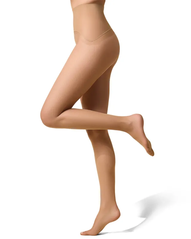 Women's Nudes Ultra-Bare Seamless Top Pantyhose sold by MeMoi