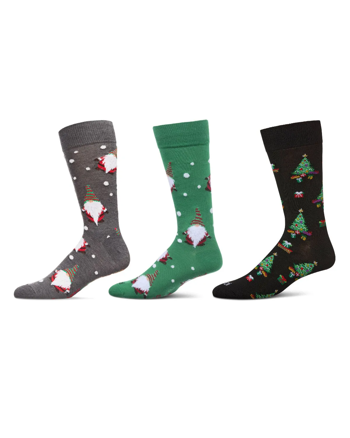 3 Pair Men's Christmas Novelty Crew Socks sold by MeMoi product image thumbnail 5